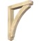 Ekena Millwork Thorton Arts and Crafts Rough Sawn Bracket w/ Offset Brace, Douglas Fir, 6"W x 34"D x 40"H BKT0604X34X40THR03RDF - alternate 1
